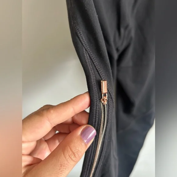 Athleta leggings / zipper Black Size S - Picture 4 of 8